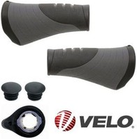 Velo SCHRAUB-Griffe-ErgoGel D3 kurz/kurz 92/92