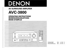 Denon Avc 3800 Manual Trans