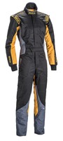 SPARCO KS-5 KART OVERALL SCHWARZ/GRAU/GELB XL