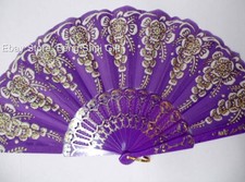 Wedding Bride Quinceanera Party Hand Folding Fan Decoration Favor Summer #Xa