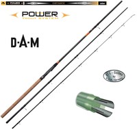 DAM PTS - Distance - Float und Matchrute, 3.90m, 10-50g, 3 tlg.