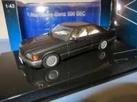 AutoArt ° Mercedes 500 SEC W126 anthrazit neu OVP  1:43
