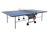 Tischtennisplatte outdoor Sponeta 1-13e Blau mi Netz wetterfest Tischtennistisch