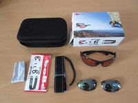 Bollé Bolle Sonnenbrille Traverse shiny black modulator Rose 100 gun 10850-