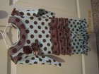 Mustard Pie One Piece Emma Romper Turquoise Brown Size 18 Months