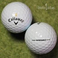 100 Golfbälle Callaway HEX Warbird AAA/AAAA Lakeballs + 100 Tees 