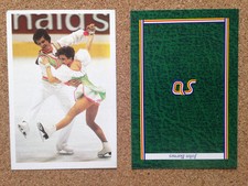Question of Sport Photo Quiz card Ice Skaters Skating Bestemianova / Bukin