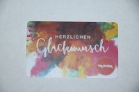 Geschenkkarte - Herzlichen