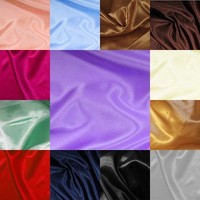 Satin Stoff Meterware