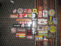 40 Ultras Aufkleber Ultra Sankt Pauli, USP,Schickeria MUC;Ultras Braunschweig