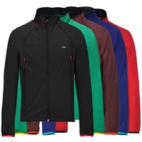Jeff Green Herren Windbreaker Sportjacke Weste abnehmbare Ärmel atmungsaktiv