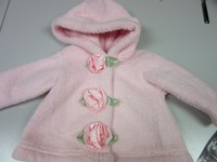 CachCach For Baby Pink Fleece Coat Size 3M  NEW