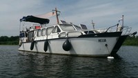Motoryacht Kajütboot Stahlverdränger De Ruiter