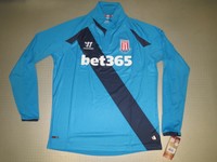 Trikot Stoke City Away LS 14/15 Orig. Warrior Gr S M L XL XXL neu Potters