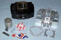 New YAMAHA PW 80 CYLINDER KIT Block Head Piston Kit Rings Gasket PW80