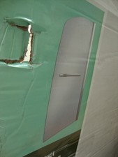 B&Q Amazon polished silver effect sail shaped Bath Screen-820x1500mm-sells £132