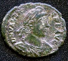 Ancient Roman Coin " Valens " 364 - 378 A.D. Ref# S4018 18 mm Diameter