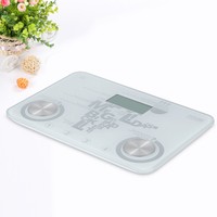 LCD Digital Körperwaage Körperfettwaage Personenwaage Analyse Waage 150kg/300lb