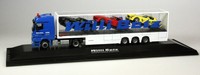 Willi Betz -MB Actros LH MP3 Koffer SZ  (15329) mit Kennzeichen  