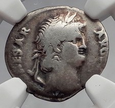 NERO Genuine 64AD Rome Concordia Authentic Ancient Silver Roman Coin NGC i60206