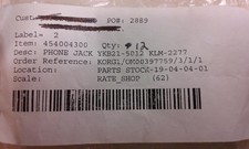 Marshall 1/4' Phone Jack Quantity (12)