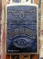 JACK DANIELS DENIM PRINT ZIPPO LIGHTER FREE P&P FREE FLINTS