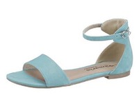 Tamaris Sandale türkis in Velourslederoptik NEU Größe 38-42