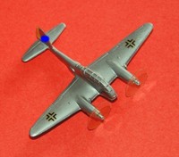 WIKING Flugzeug - Messerschmitt ME 210 - Rohsilber