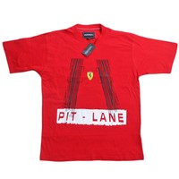 Ferrari T-Shirt Pit Lane Scuderia Ferrari Formel 1 Team Tee F1 Rot Top Gr. XL 