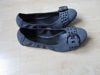 Damenschuhe Ballerinas dunkelgrau  anthrazit Gr. 40 neu