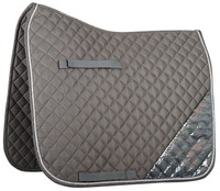 Harrys Horse Schabracke - Sparkle - grau - Full / Dressur - Glitzer