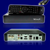 VU+ Solo SE V2 Full HD Linux Receiver DVB-S2 Single SAT + HDMI Kabel + schwarz