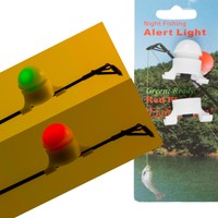 4 Stück LED-Bissanzeiger Strike Alert  Rute Aal Nachtangeln elektronischer Bite