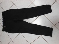 Reithose von Equilibre in Gr. 46/34R, dunkelblau mit Dreiviertelbesatz