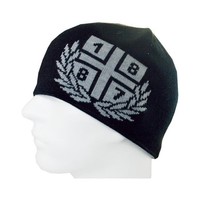 1887 HSV Wendemütze `1887 Lorbeer II`, schwarz/grau Grö