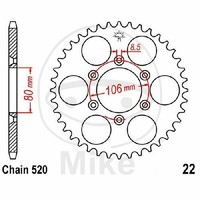 Kettenrad Aprilia MX 125 Supermoto 42 Zähne 520 JTR22.42