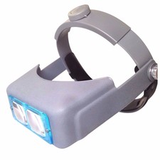 New Portable Dentist Optical Glass 4 Lens Head Visor Magnifier Loupe Binocular