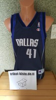 NBA Trikot Dallas Mavericks Nowitzki Gr. S Jersey Camiseta Maglia Champion 42