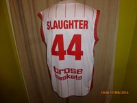 Brose Baskets Bamberg Jako Trikot 2011/12 "brose + REWE" + Nr.44 Slaughter Gr.L