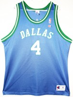 Champion NBA Basketball Dallas Mavericks #4 Michael Finley Trikot/Jersey 48 XL