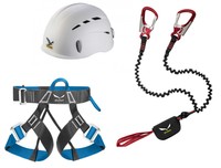Klettersteigset Kit Salewa Premium + Salewa Ferrata Evo + Salewa Helm Toxo 