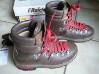 Original Raichle Zinal Bergstiefel Vollrindleder zwiegenäht kaum getragen Gr. 6