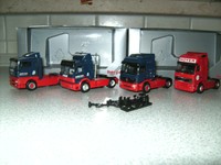4 x Herpa Hoyer / Talke 2achs Zugmaschinen 1:87
