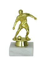 Pokal Mini-Fußballer in Gold mit Marmor inkl. Beschriftung jetzt nur 1,29 EUR