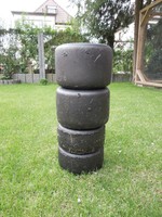 Reifen Kart Vega grün kompletter Satz OKJ