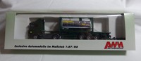 1: 87  H0 - AWM / AMW - 71162  Scania 124 L Freund Tank-Container-Sattelzug 