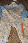 Baby Boys ON THE ROAD 2 PC OUTFIT 3-6 Months Blue/ MULTI-COLORED- ABSORBA