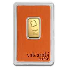 10 gram Valcambi Gold Bar - Assay Card - Sku #77423