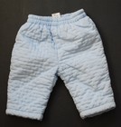 ZUCCHERO E FILATI Light Blue Quilted Snow Pants Size 3 Mths Made in Italy