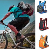 12L Bicycle Cycling Rucksack Backpack Hydration Pack Helmet Water Bladder Bag